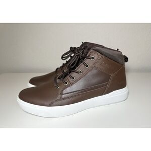 TIMBERLAND Men's Allston Mid Lace Up Sneaker Chocolate Brown Shoes SIZE 7.5 NEW
